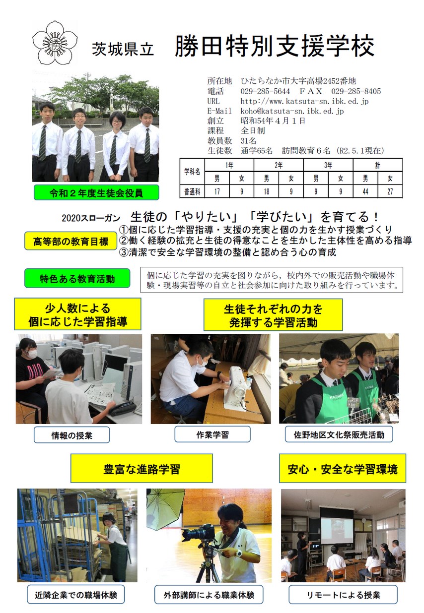 茨城県立勝田特別支援学校 学校案内 イバラキイーブックス Ibaraki Ebooks 茨城県の電子書籍サイト