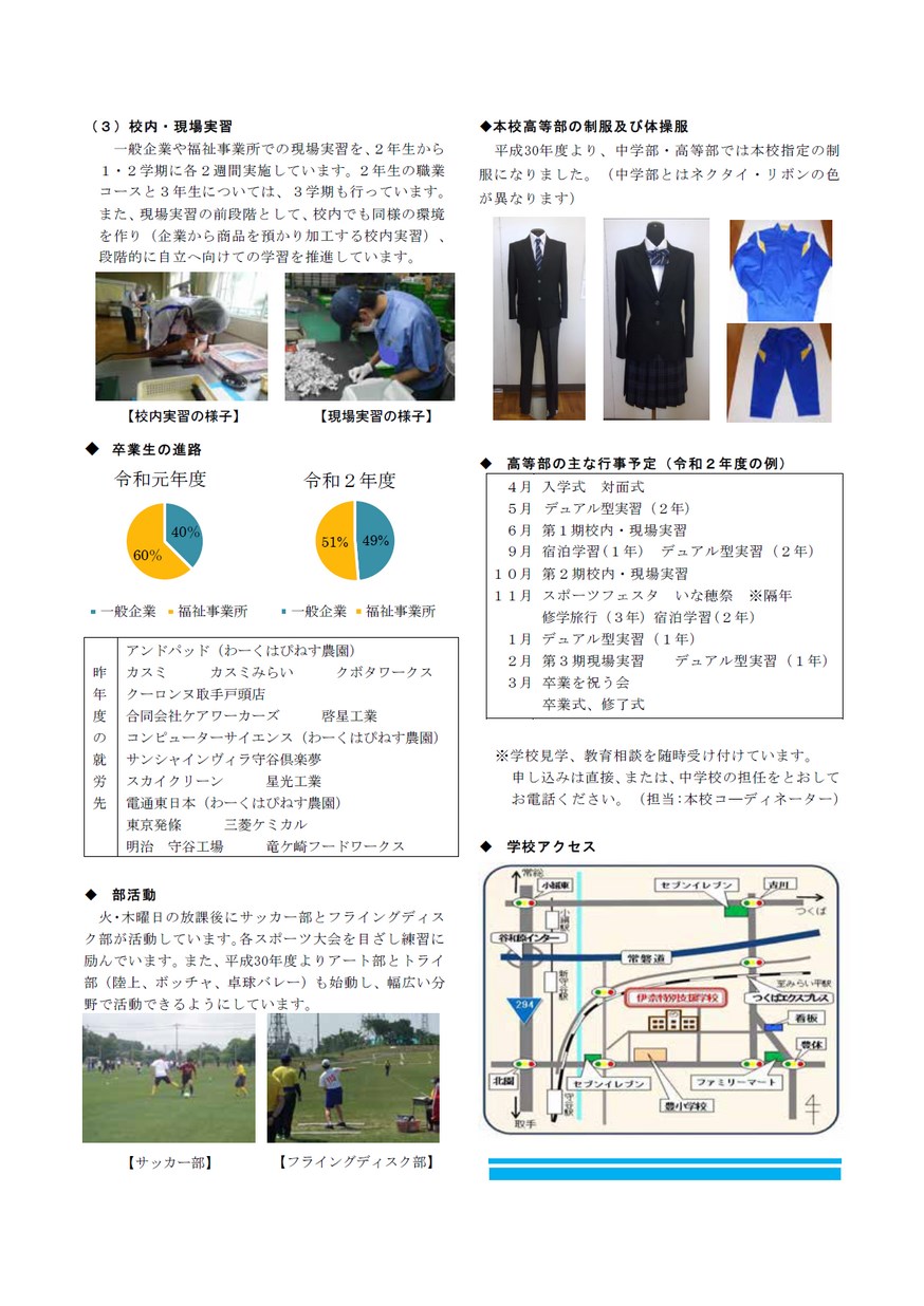 伊奈 特別 支援 学校
